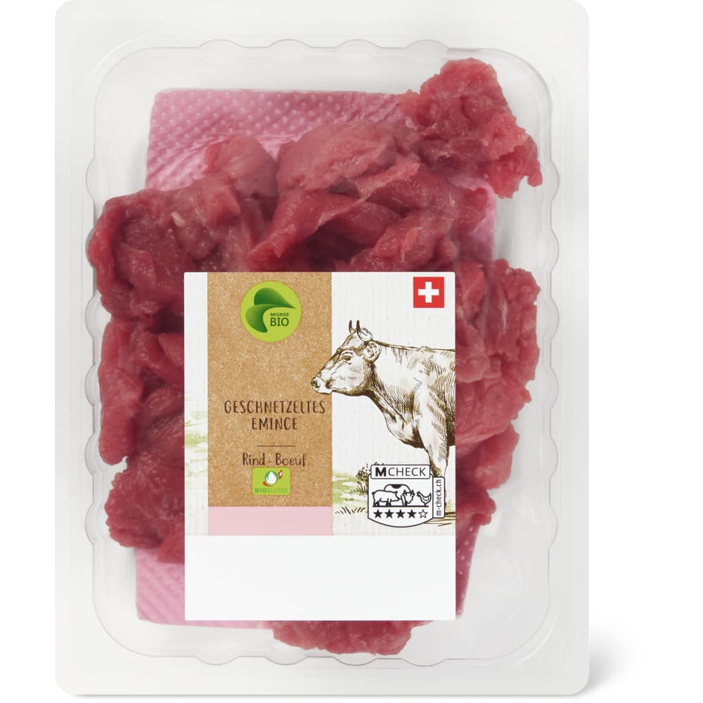 Migros Bio Rindsgeschnetzeltes Weide Beef