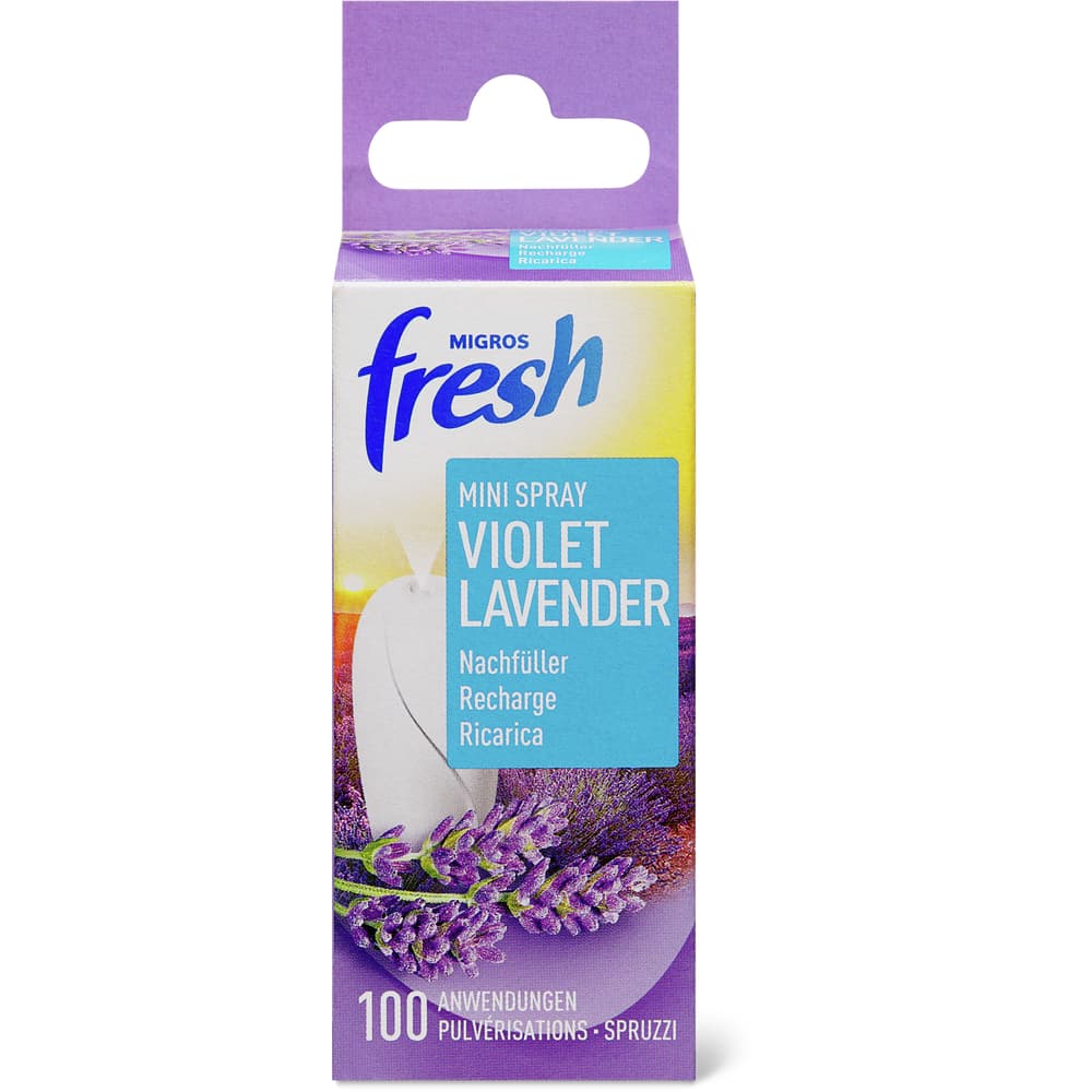 Migros Fresh Mini-Spray Nachfüller Violet Lavender