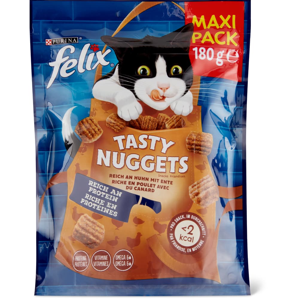 Felix Purina Snack für Katze Huhn, Ente