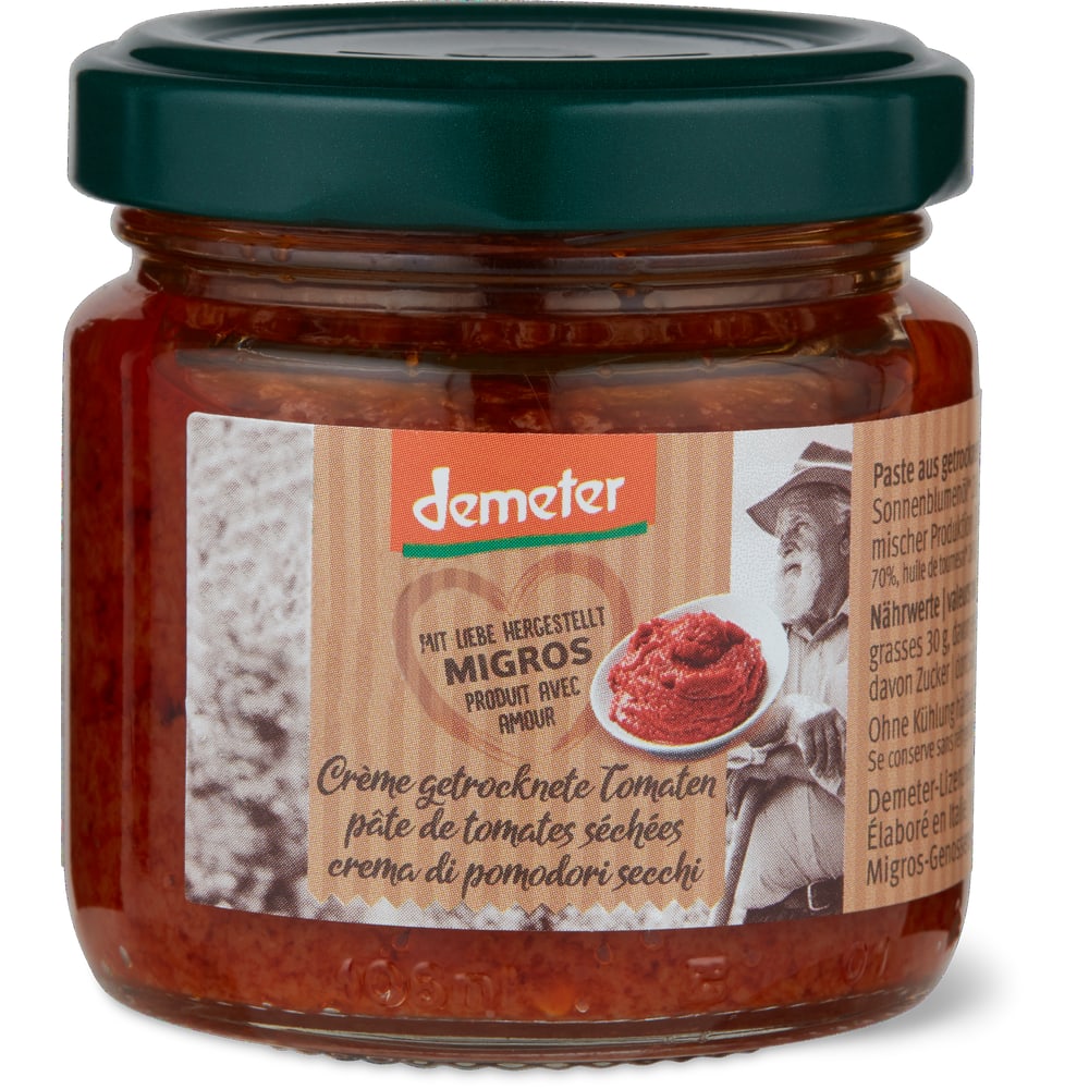 Crème Demeter, getrocknete Tomaten