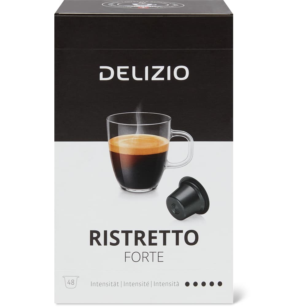 Delizio Ristretto Kaffee-Kapseln Ristretto Forte, System Delizio