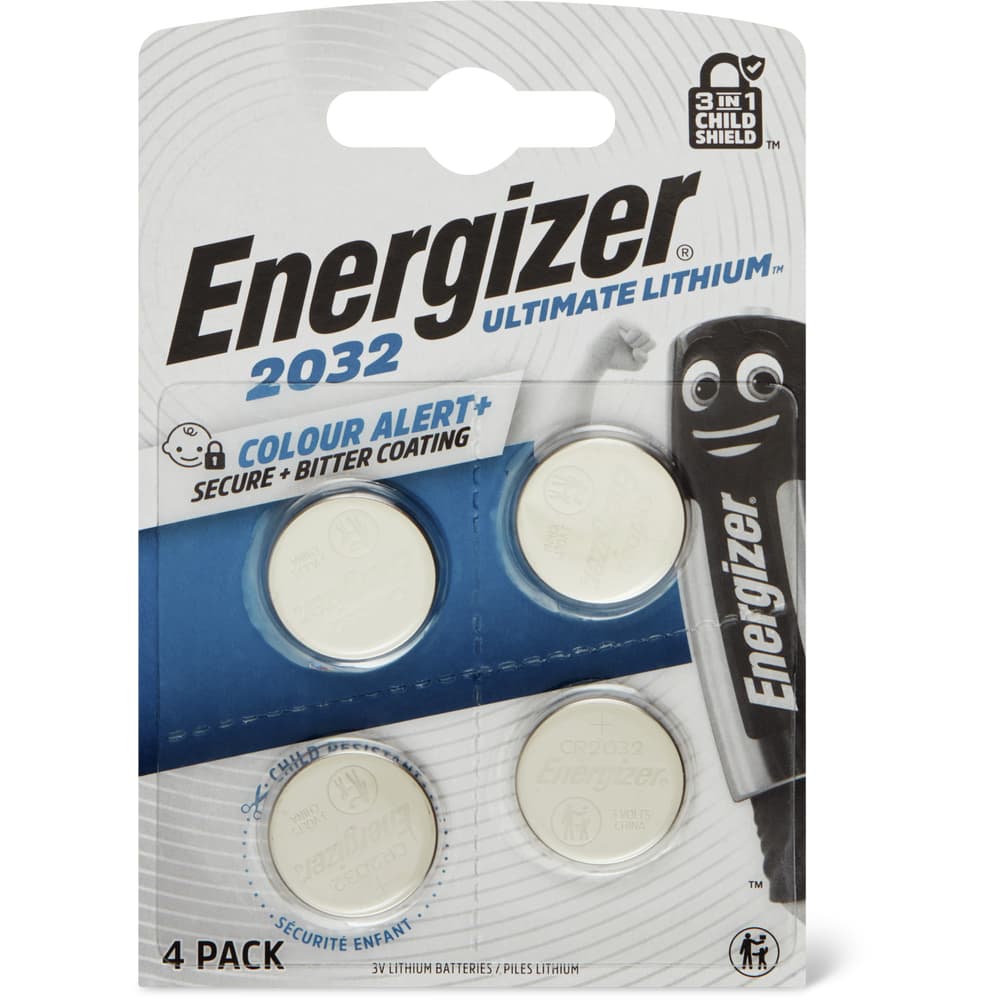 Energizer Ultimate Lithium CR2016 Knopfzelle – 3V, 2 Stück, Mit Kinderschutz, Für Autoschlüssel & Fernbedienungen