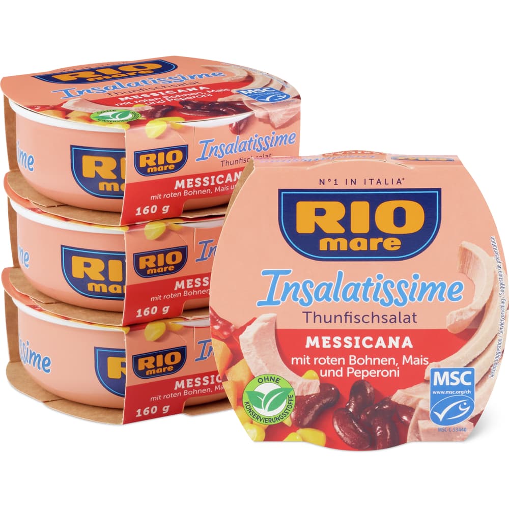Rio Mare Insalatissime Messicana mit roten Bohnen, Mais und Paprika