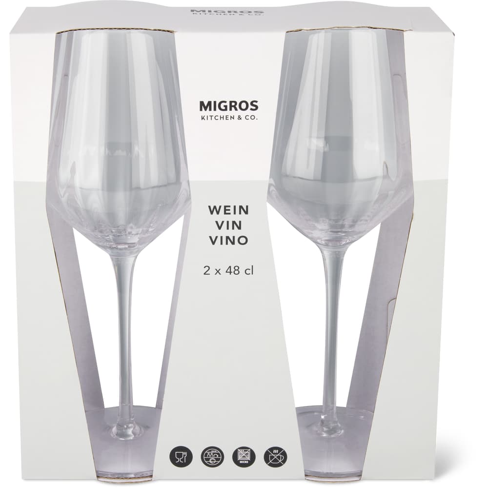 Migros Kitchen & Co. Weingläser 2er Set