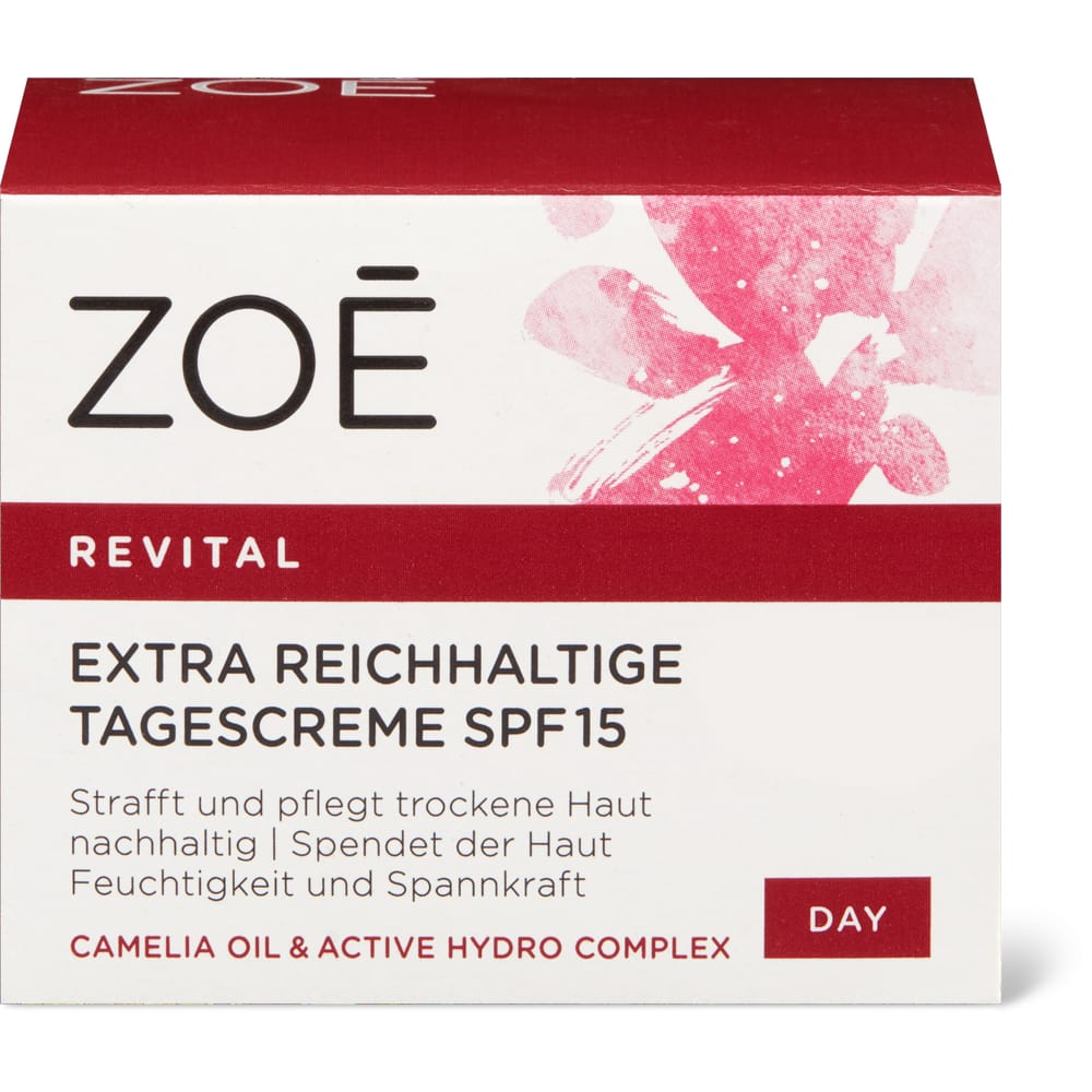 Zoé Revital extra reichhaltige Tagescreme LSF 15