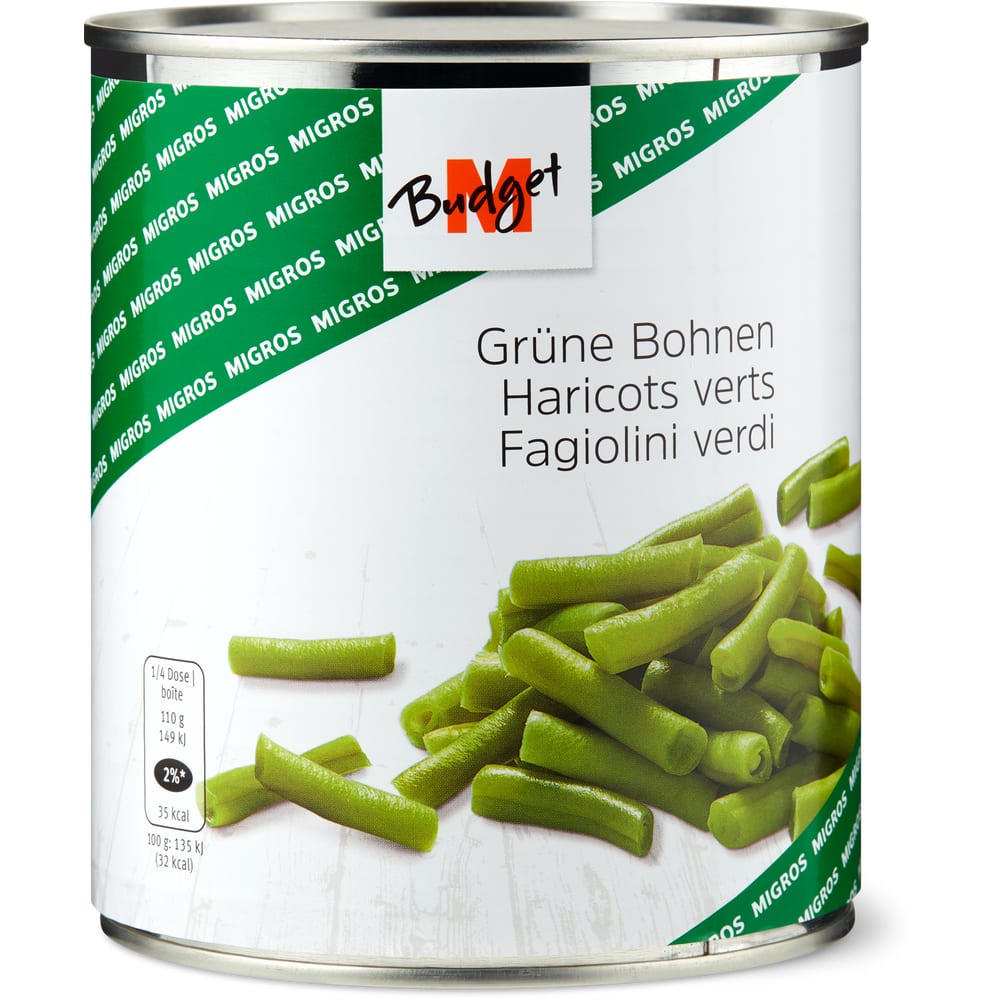 M-Budget Grüne Bohnen geschnitten