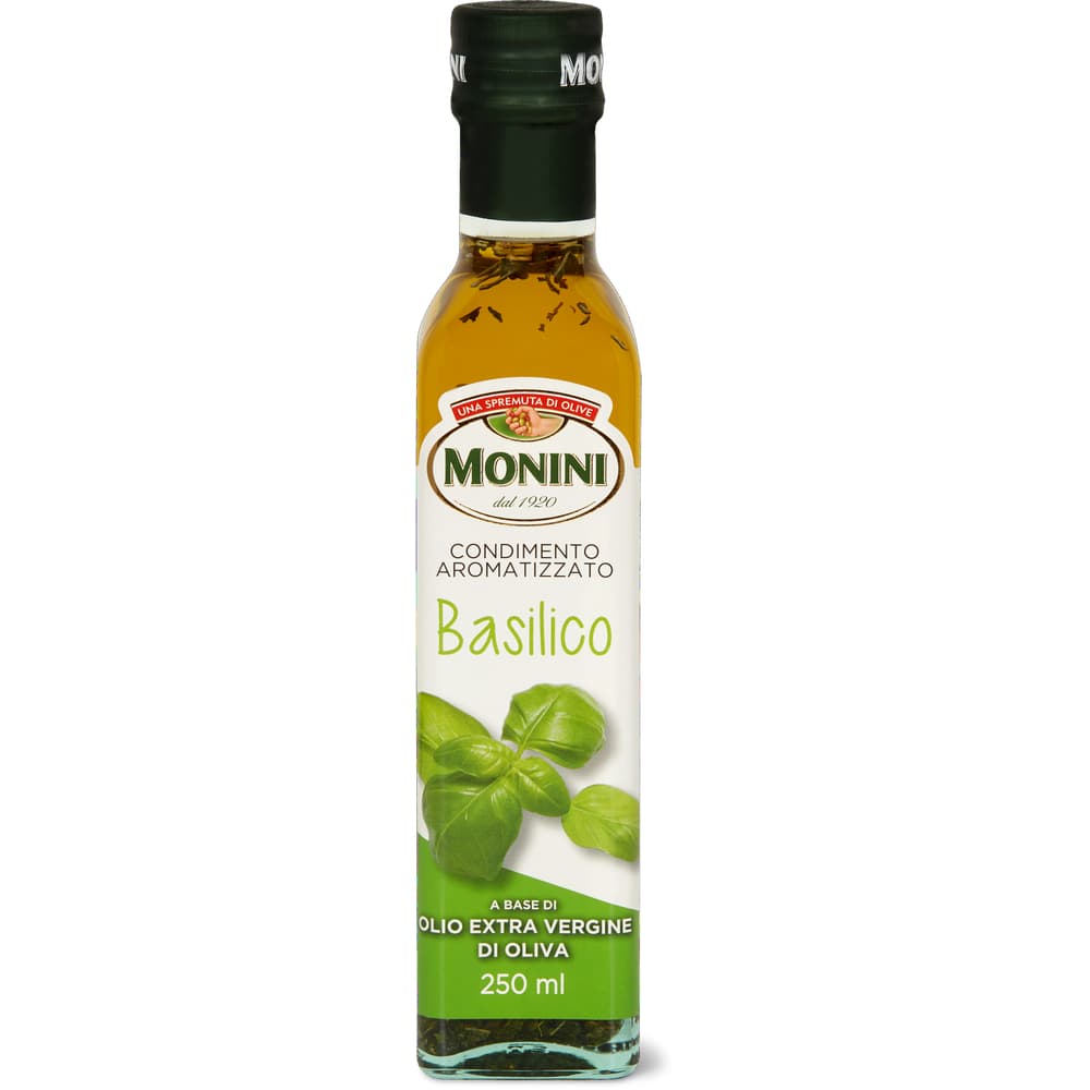 Monini Aromatizzato Native Olivenöl Basilico