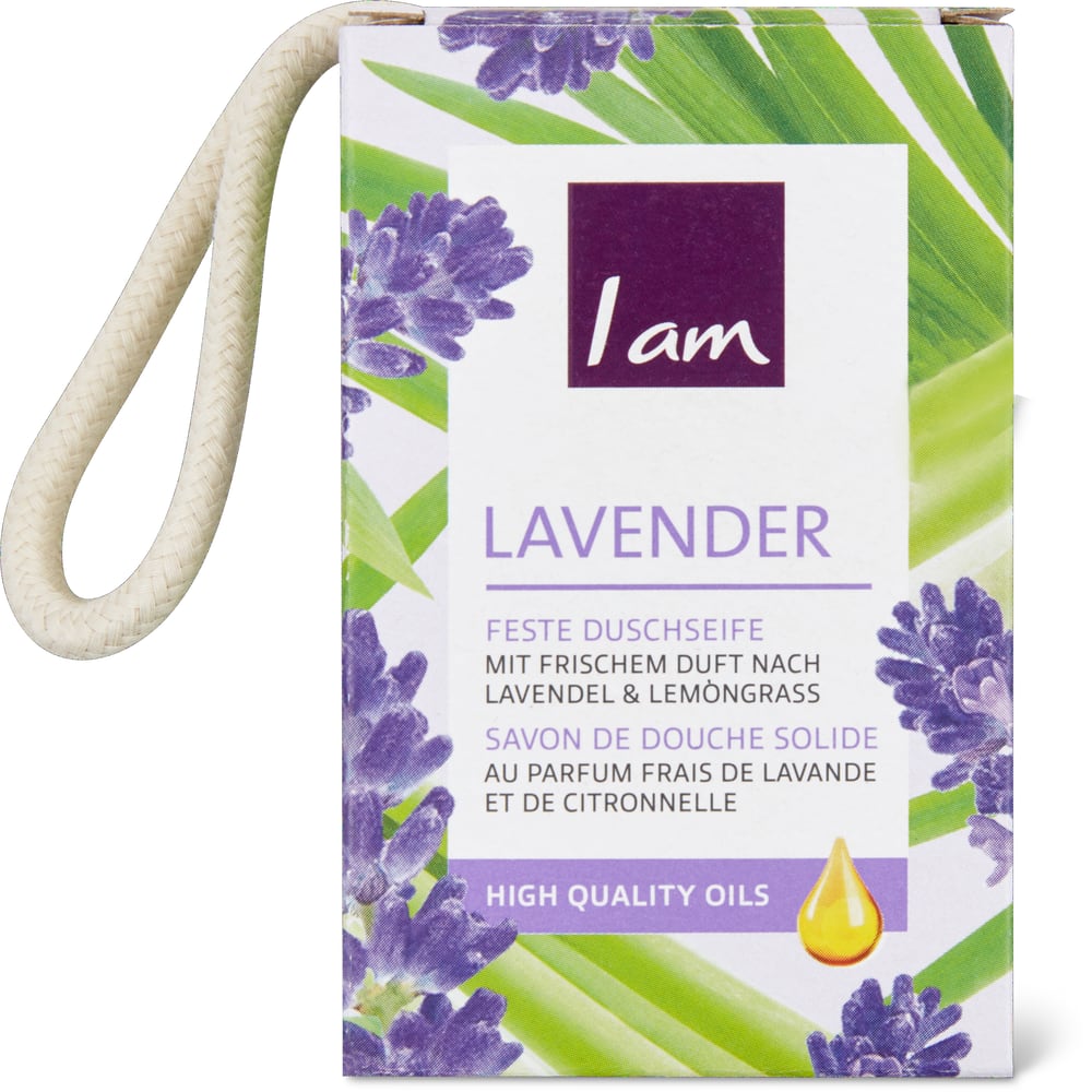 I am Feste Duschseife Lavendel & Lemongrass