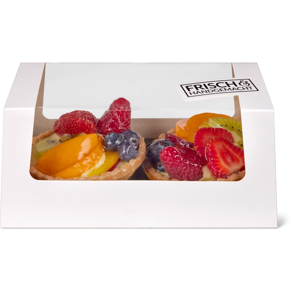 Hausbäckerei · Fruchttörtli · 2 Stück • Migros