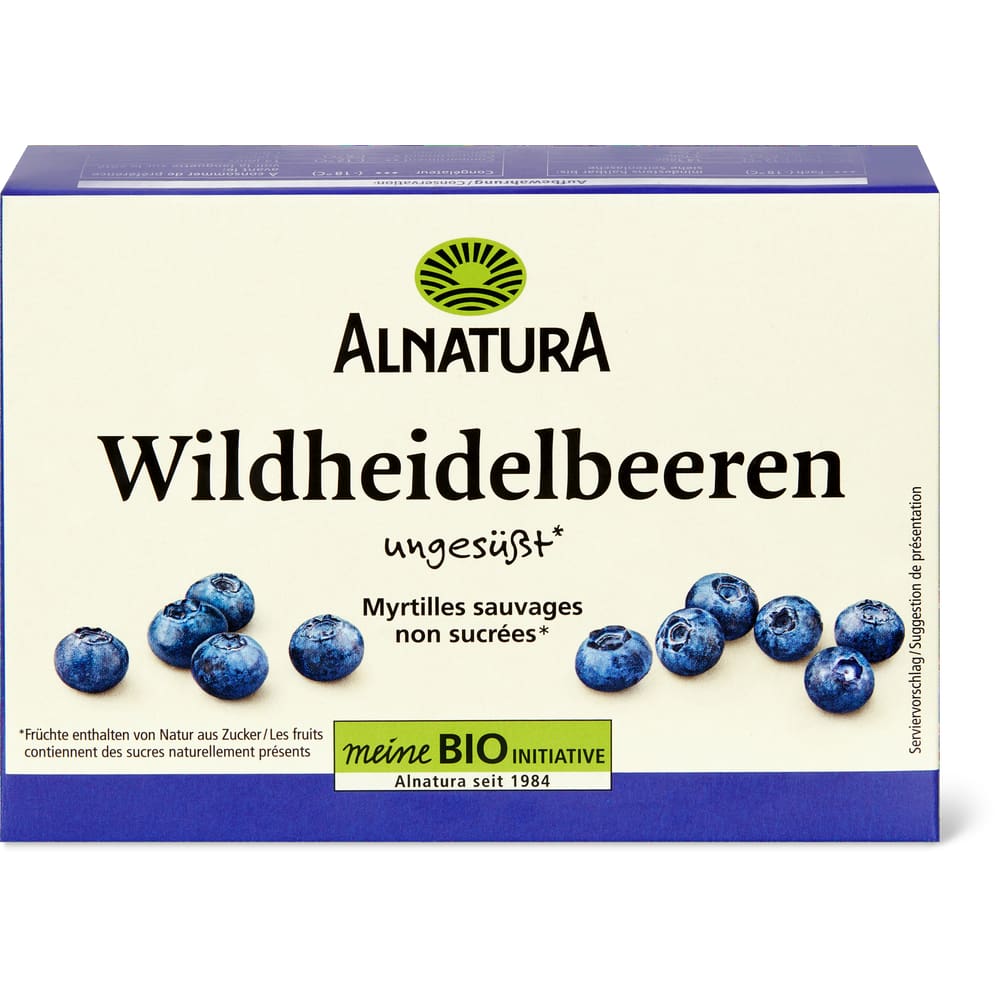 Alnatura Wild Heidelbeeren ungesüsst