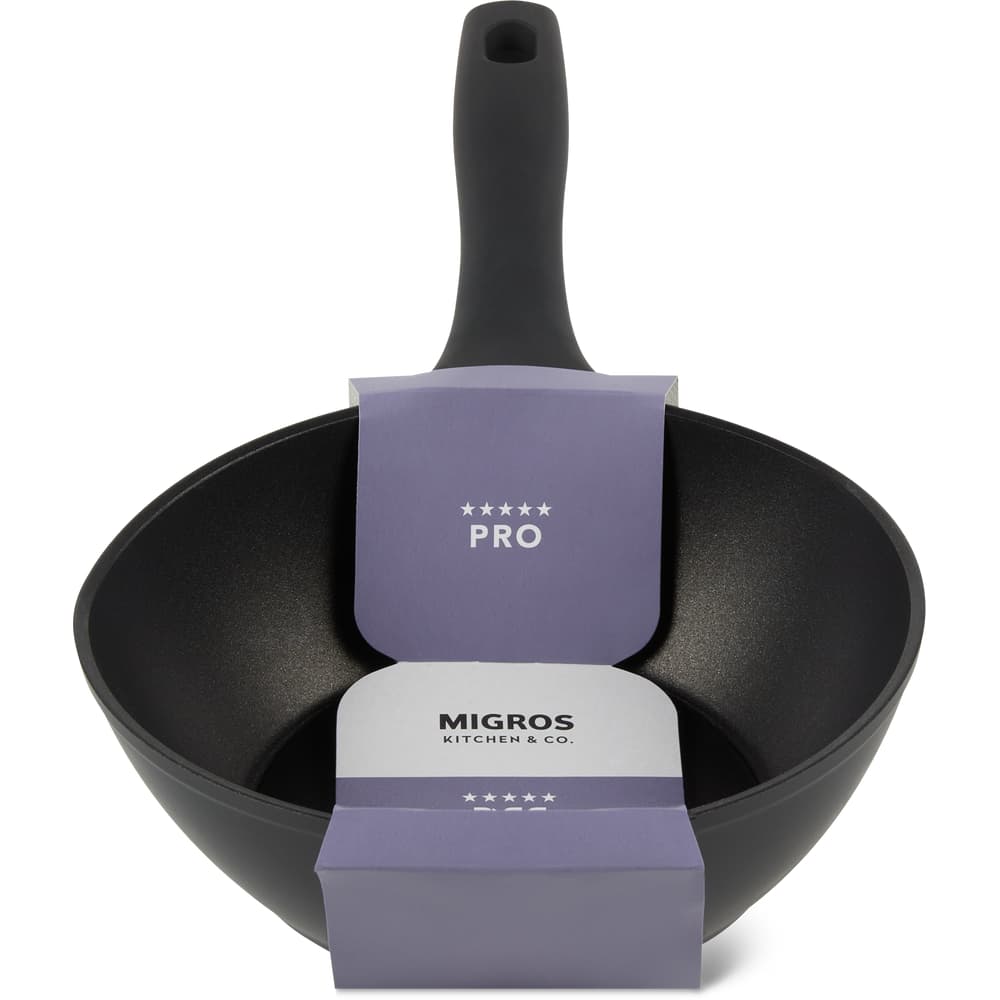 Migros Kitchen & Co. Pro Wok Ø 20 cm, schwarz