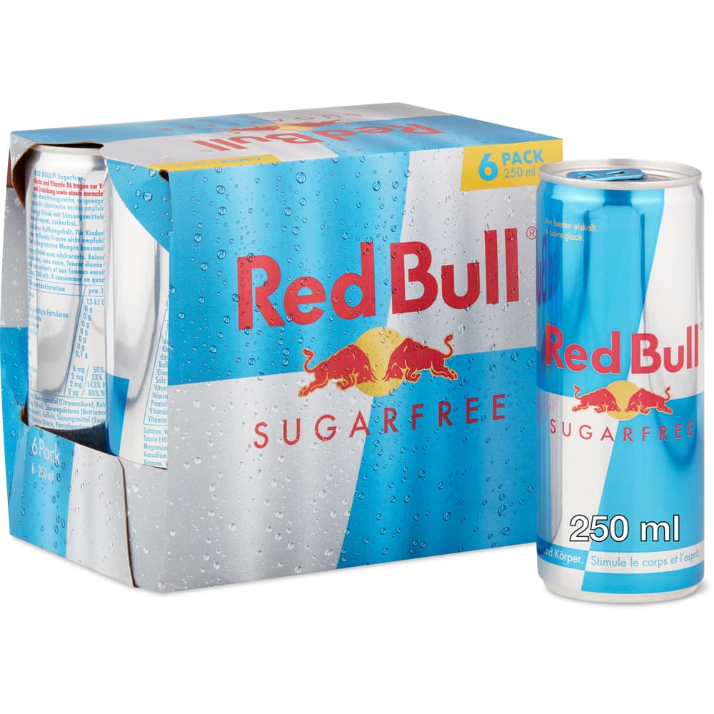 Red Bull Sugarfree ohne Zuckerzusatz