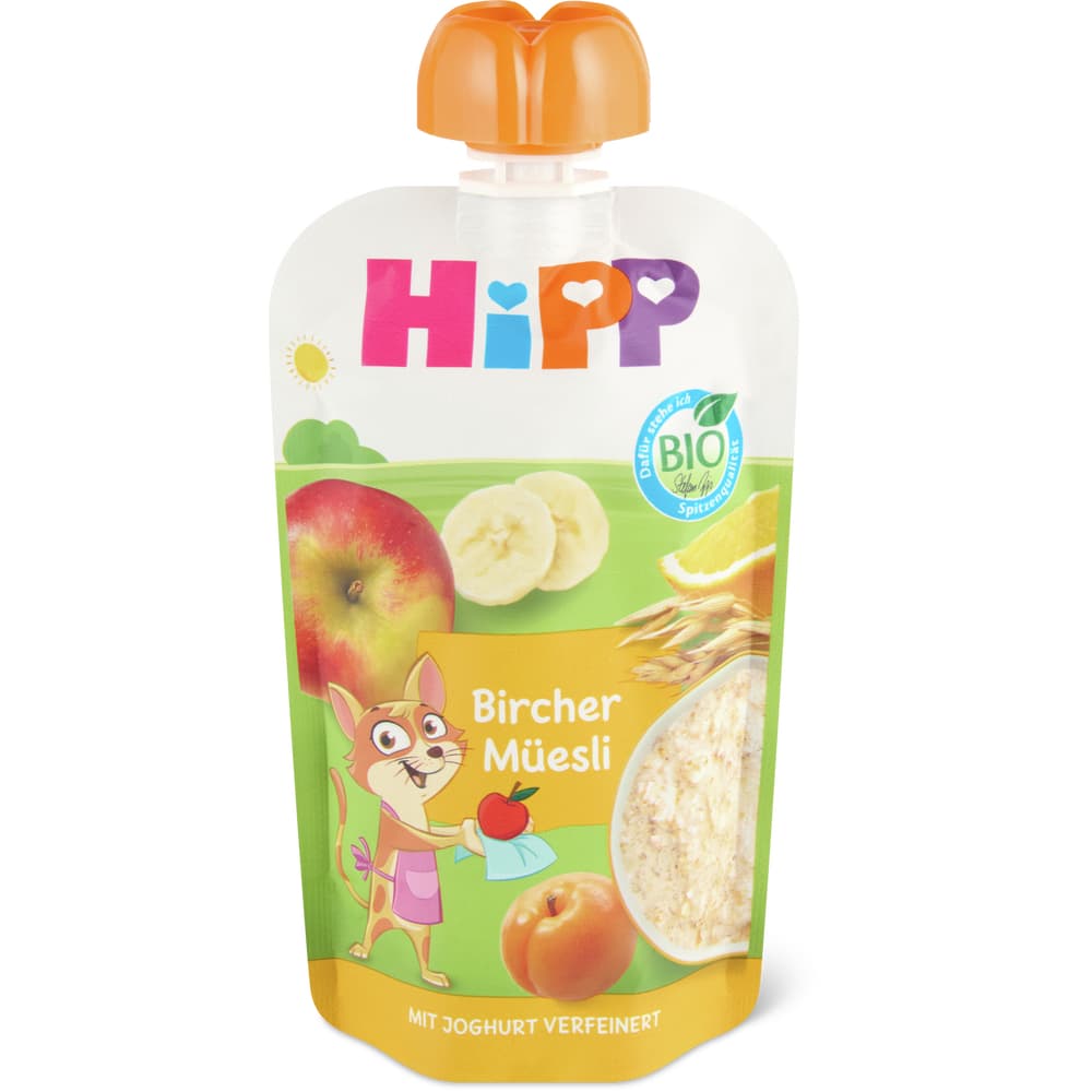 Hipp Quetschbeutel Bircher Müesli Bio