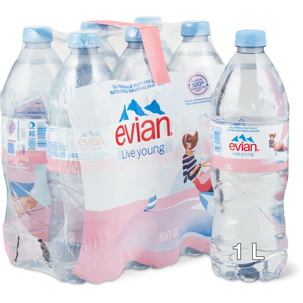Evian Natürliches Mineralwasser Ohne Kohlensäure