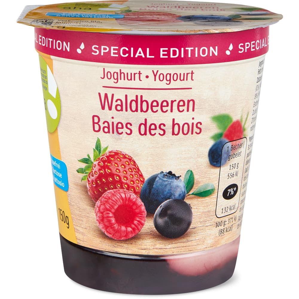 Joghurt aha!, Waldbeere, laktosefrei