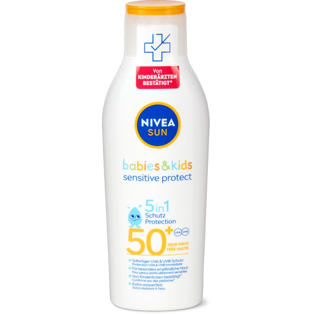 Nivea Sun Babies & Kids Sonnencreme für Babys 50+, UVA/UVB, Waterproof