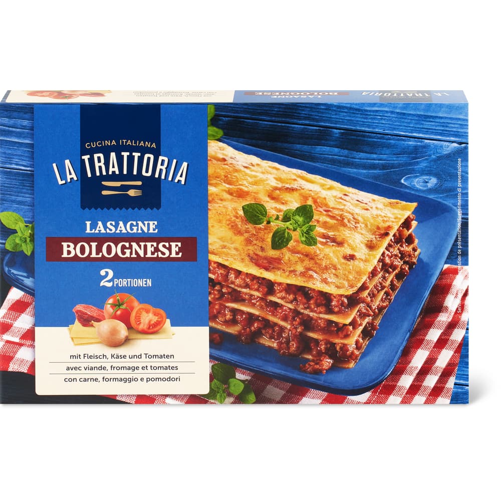 La Trattoria Lasagne Bolognese