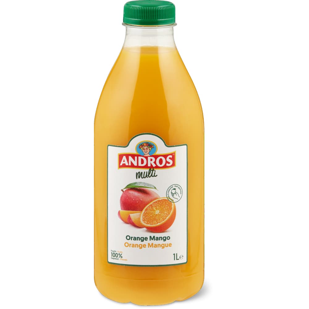 Andros Orangen und Mangos-Saft gepresst