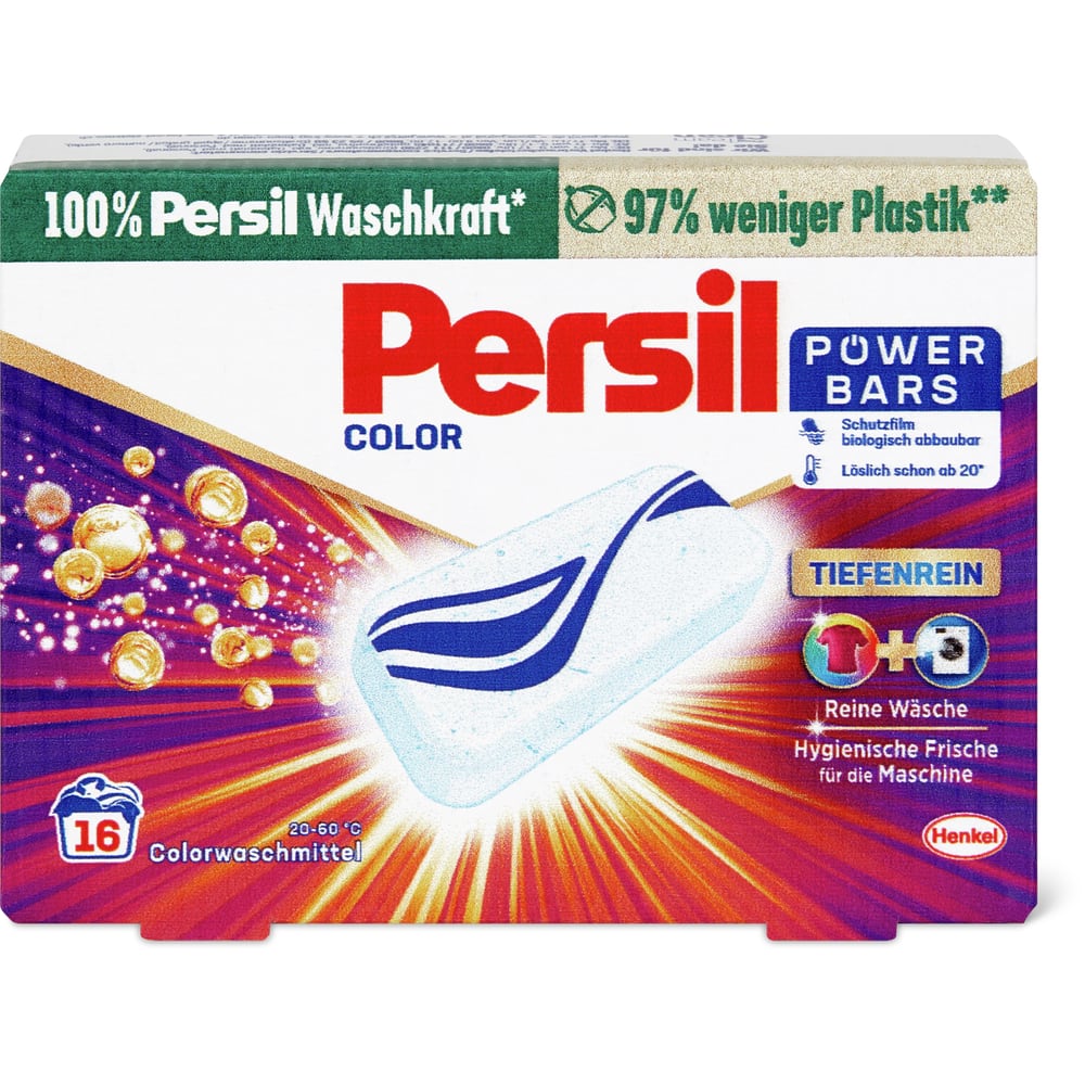 Persil Puissance Couleur Bars 60 Lavages – Lessive En Barres, Neuve Sous Emballage