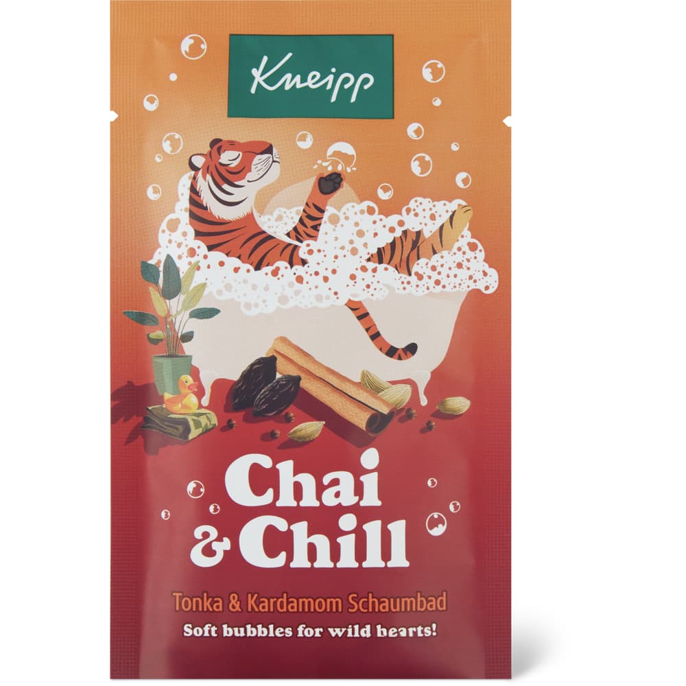 Kneipp Chai & Chill Schaumbad Kardamom und Tonka, vegan
