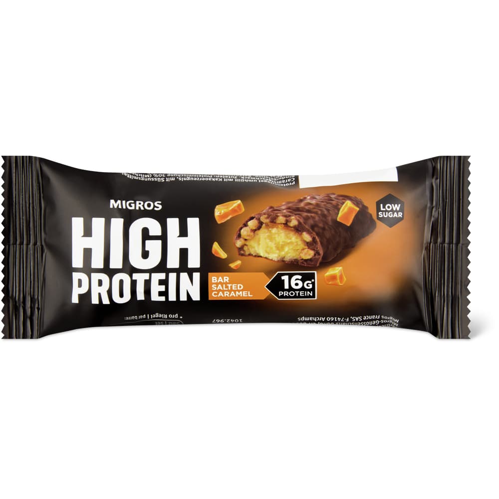Migros High Protein Riegel Salted Caramel