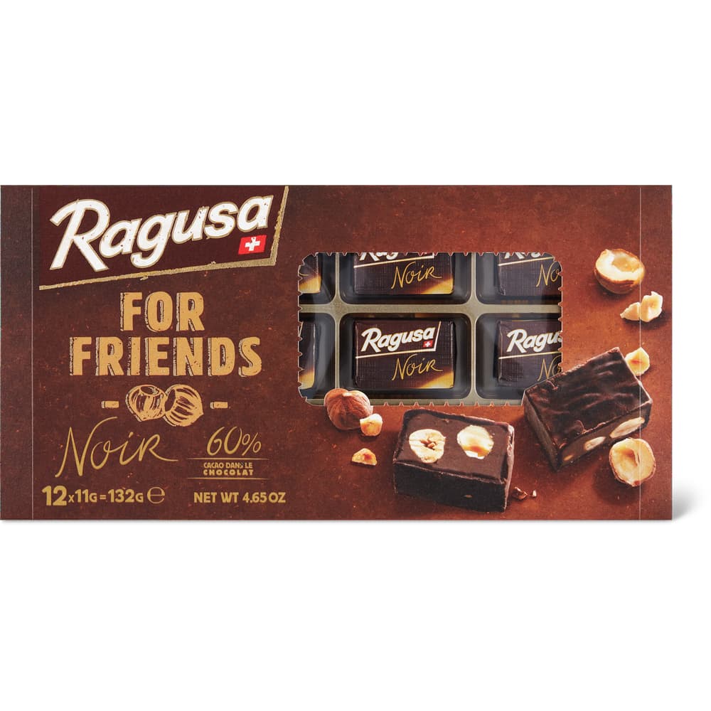 Ragusa Pralinen aus dunkler Schokolade Friends - Noir