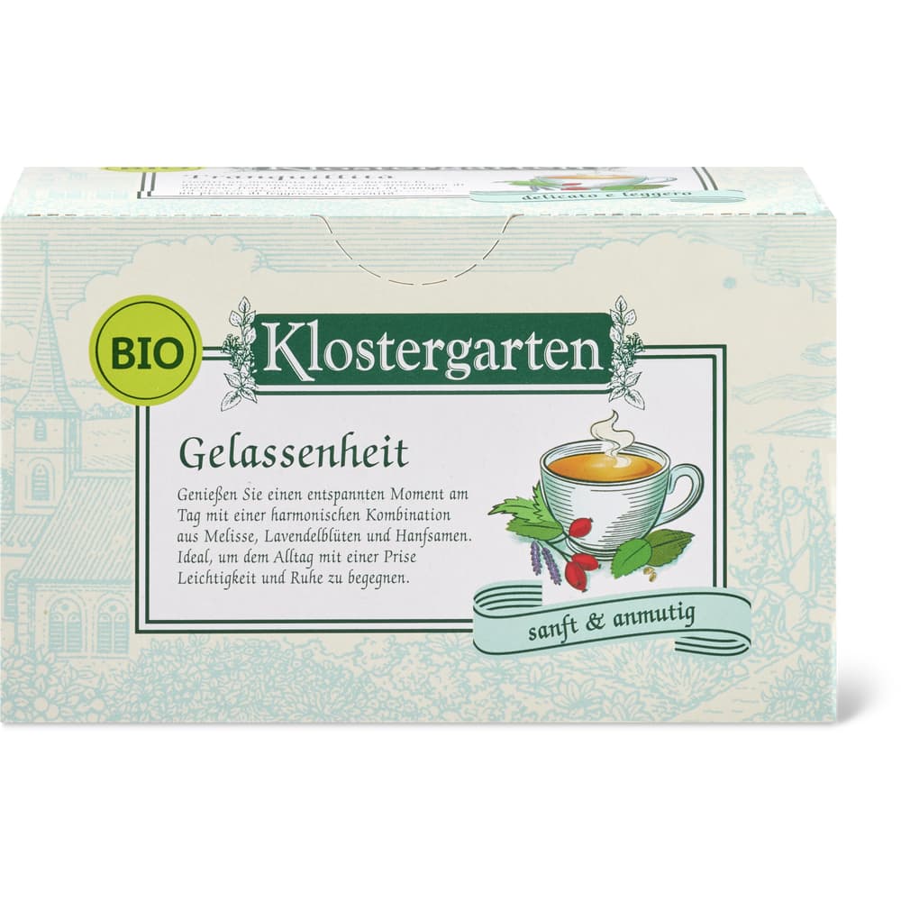 Klostergarten Bio Kräutertee Gelassenheit