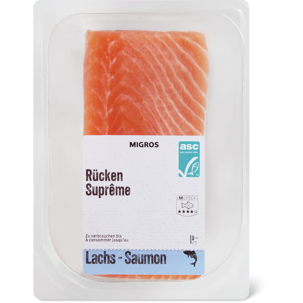 Migros ASC Lachsfilet ohne Haut Premium cut