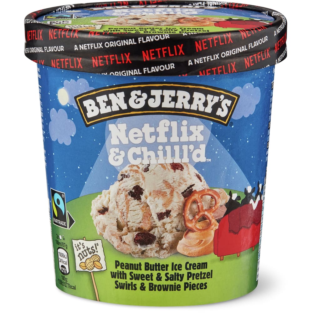Ben & Jerry's Rahmglace Netflix & Chilll'd