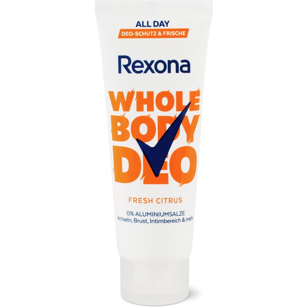 Rexona Deo Creme Whole Body Fresh Citrus 0% Aluminiumsalze