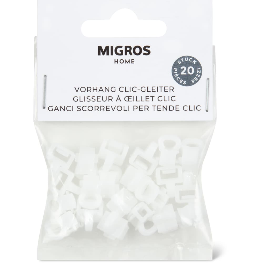 200 Pezzi Ganci Tende Plastica - Set Scorrevoli Con Rullini Per Binari | Bianchi - Foto 11