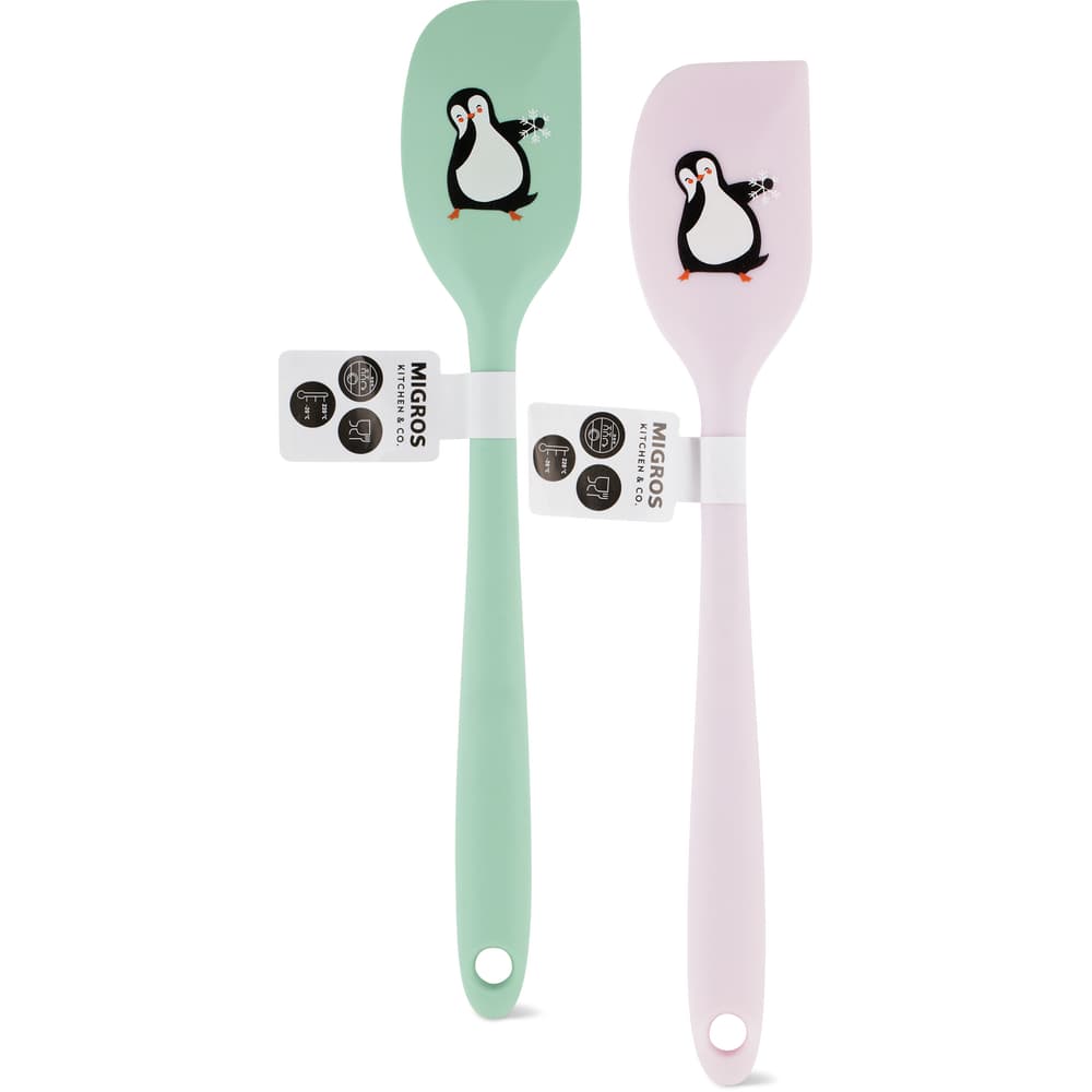 Migros Kitchen & Co. · Penguin Dough Scraper · 21.5 cm, Silicone, Pink ...