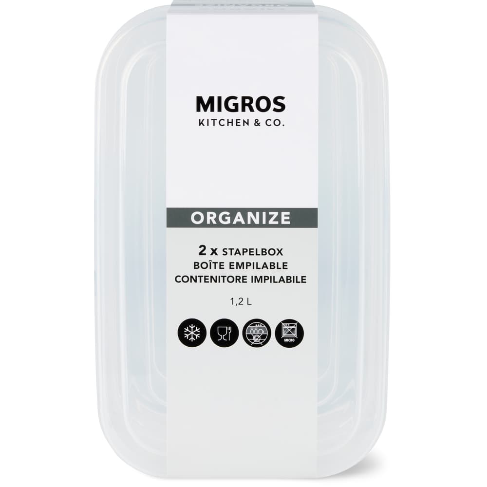 Migros Kitchen & Co. Stapelbox 2fach 1.2l