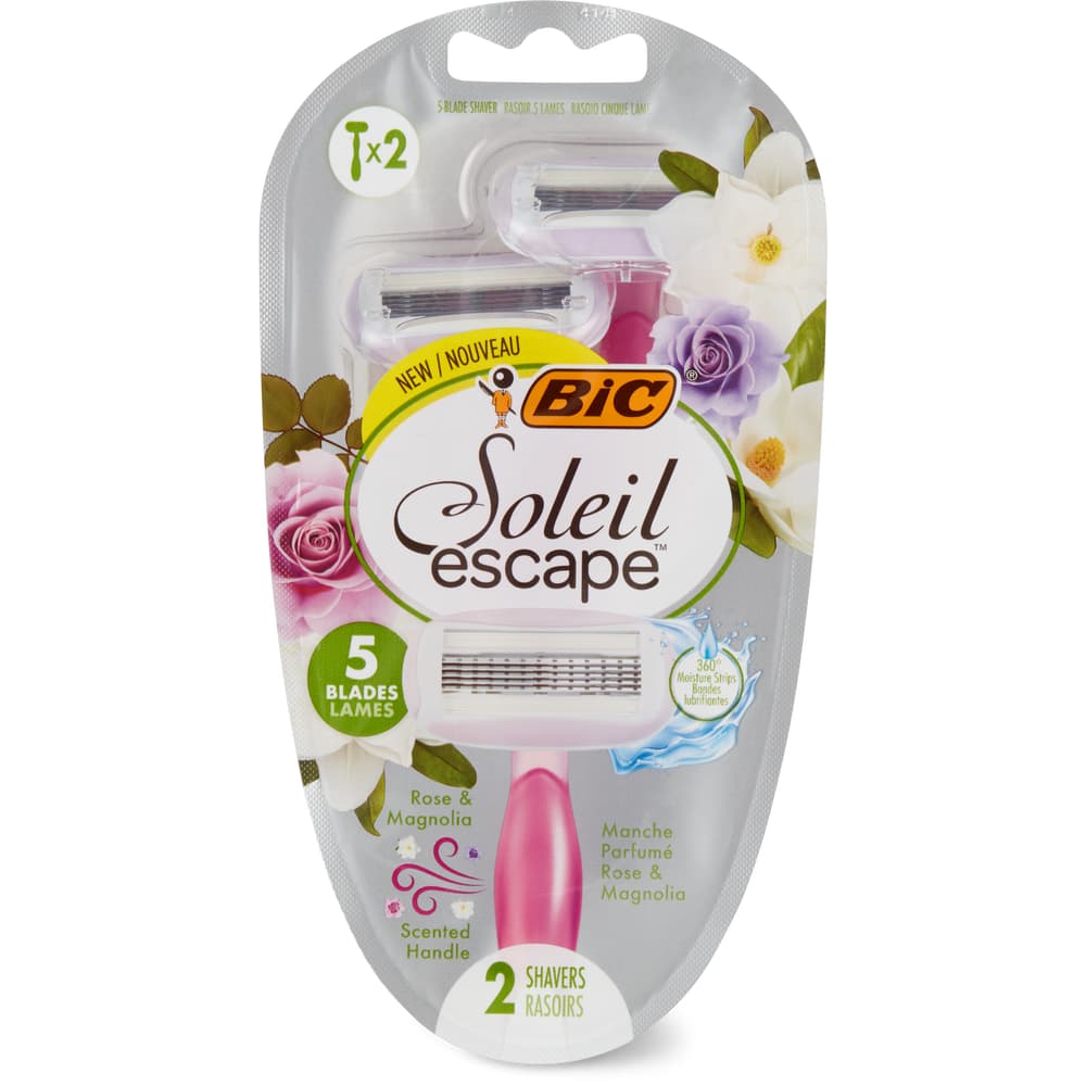 Bac Razor Bic Soleil Escape · Disposable razors · Rose & Magnolia • Migros