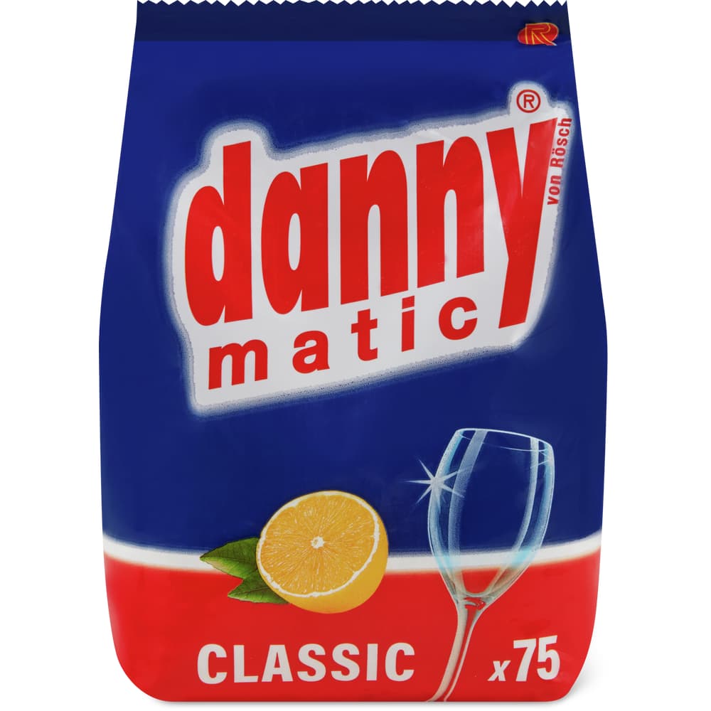 Dannymatic Classic Geschirrspülpulver Zitrone
