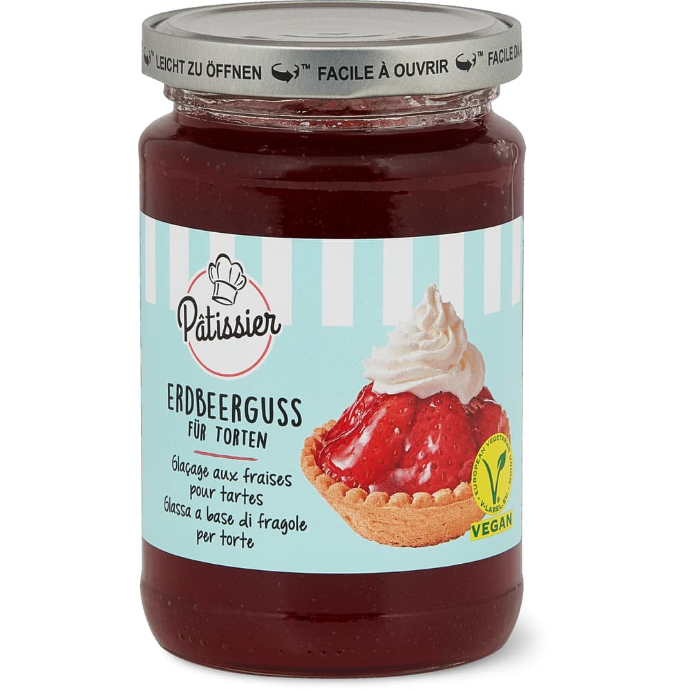 Patissier Erdbeerguss für Torten