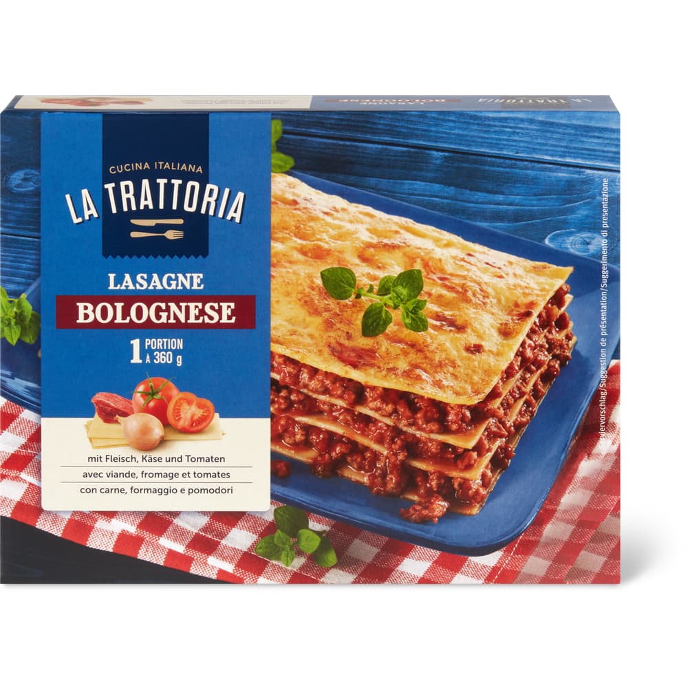 La Trattoria Lasagne Bolognese