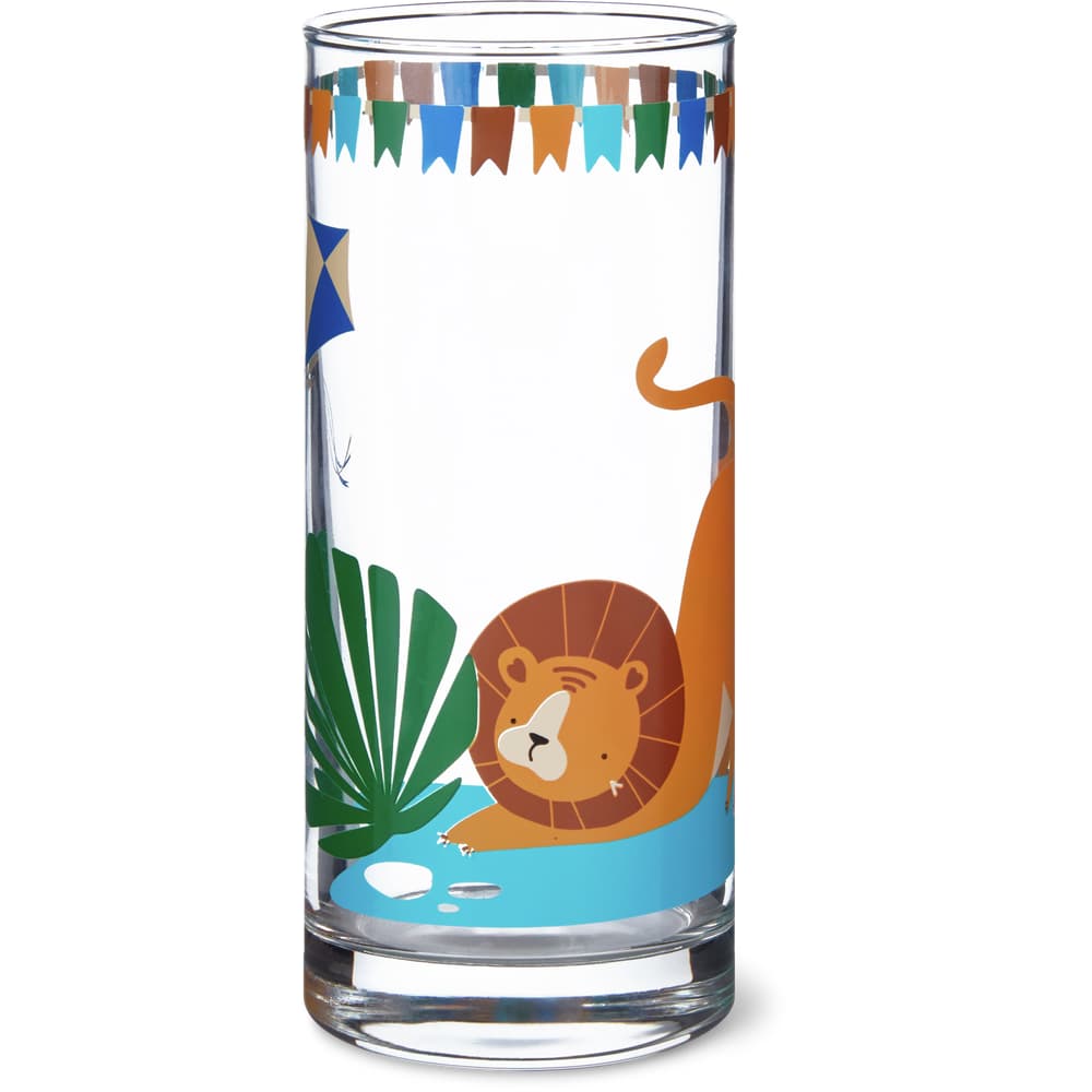 Migros Kitchen & Co. Kinderglas Basic Löwe Transparent, 29cl