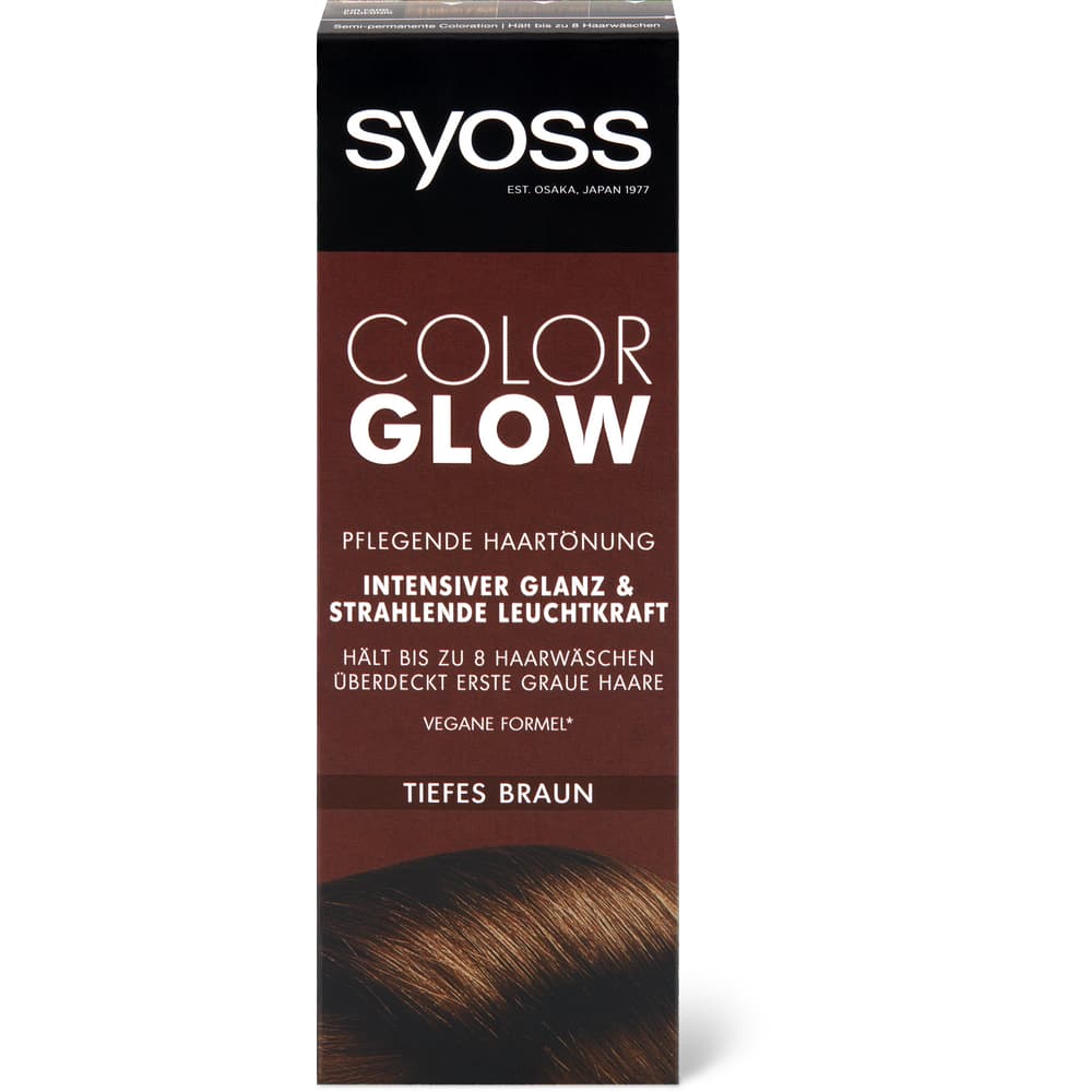 Syoss Color Glow Pflegetönung Tiefes Braun
