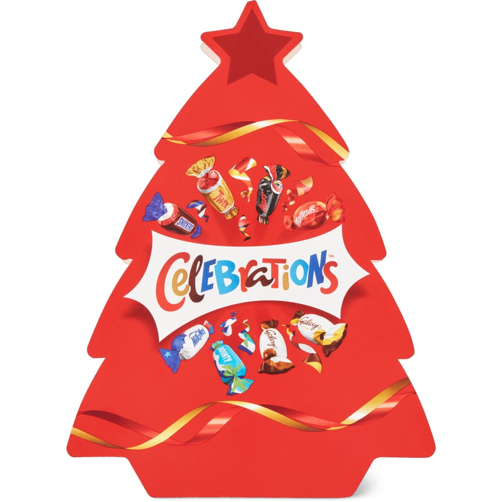 Celebrations Mischung aus gefüllten Milchschokoladen Keks mit Milchschokolade