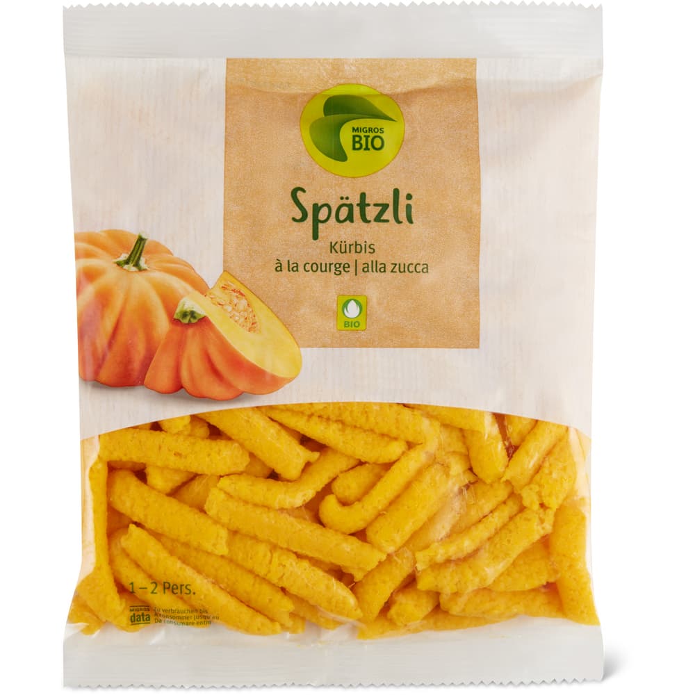 Migros Bio Spätzli Kürbis