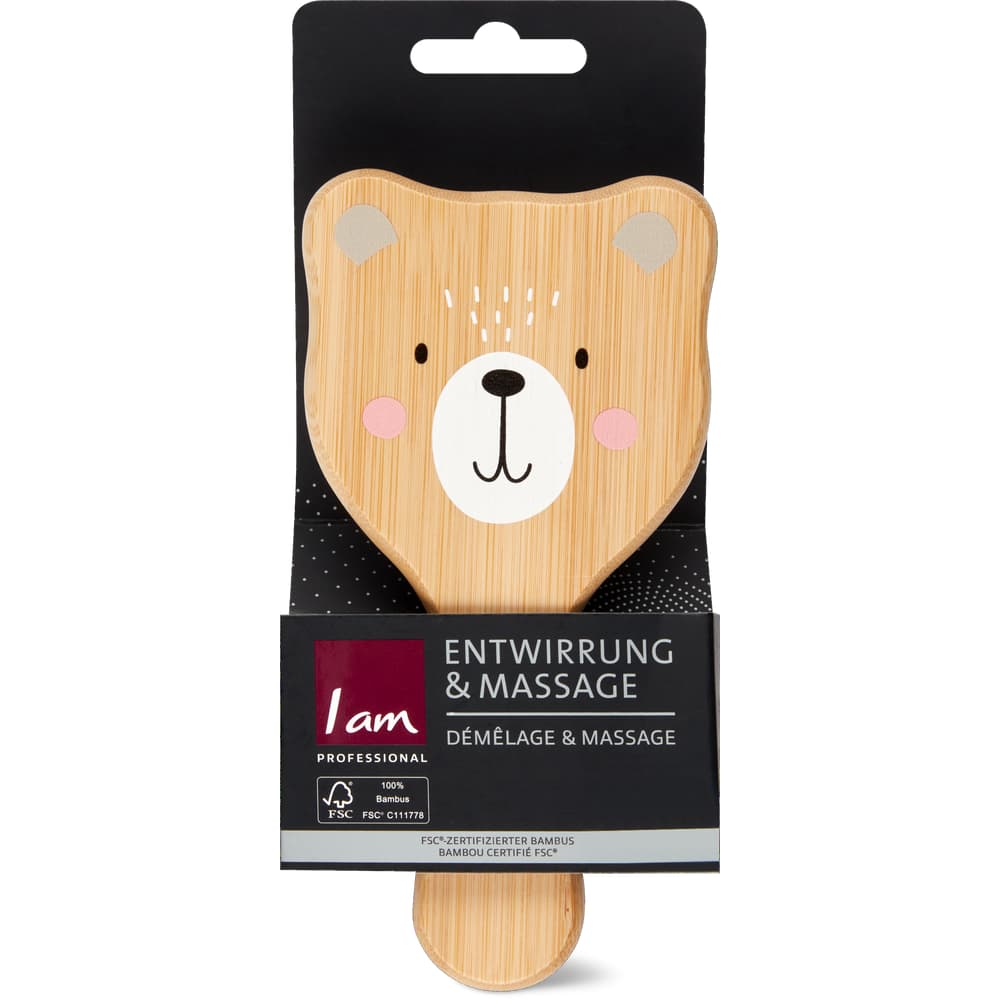 I am Professional Bärchenbürste Bambus