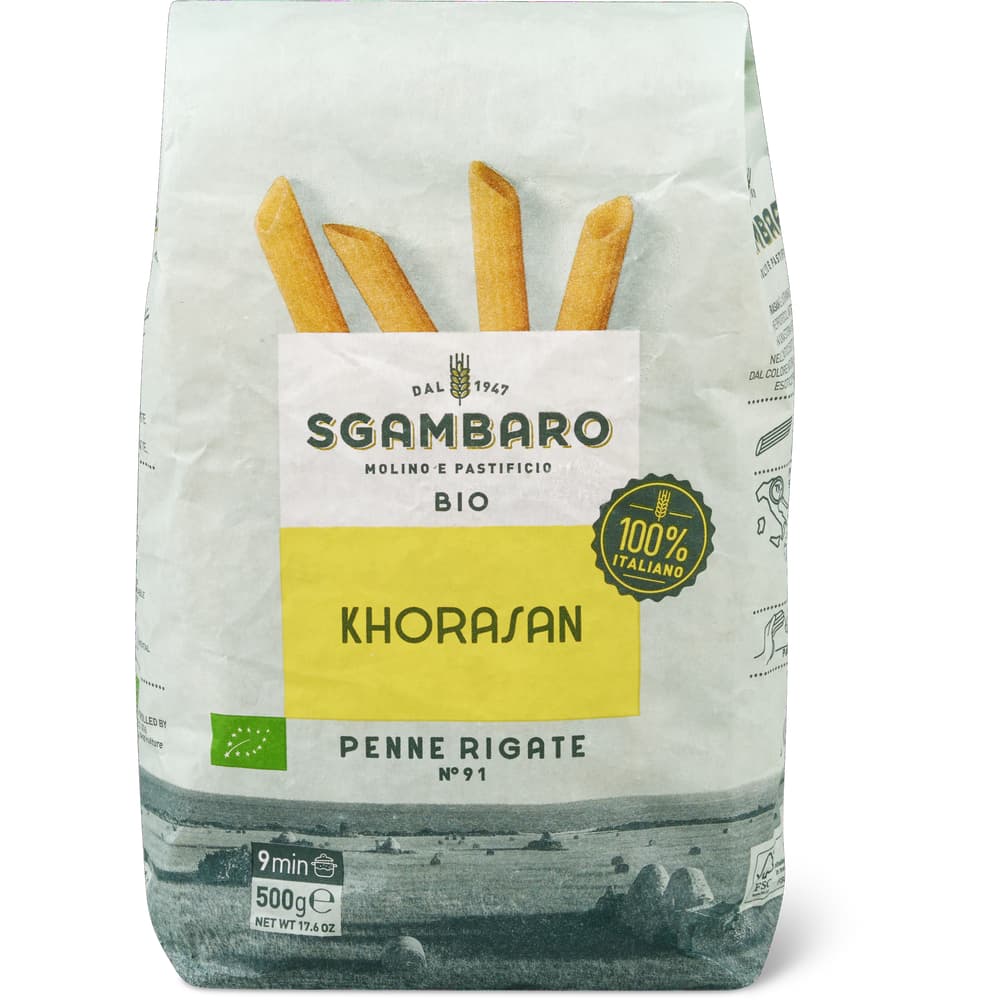 Sgambaro Penne Khorasan Bio