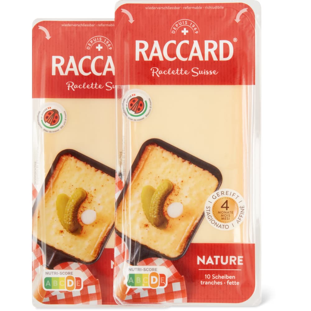 Raccard IP-SUISSE Raclette Nature - 2x10 Scheiben