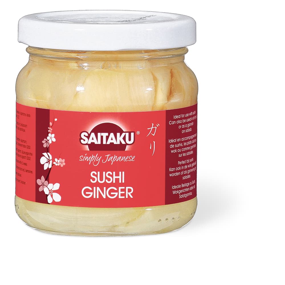 Saitaku Simply Japanese Ingwer mit Sussungsmittel Sushi Ginger