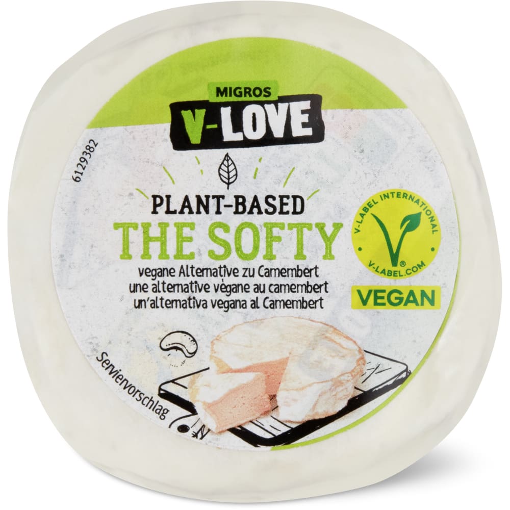 V-Love The Softy Pflanzliche Alternative zu Camembert Nature