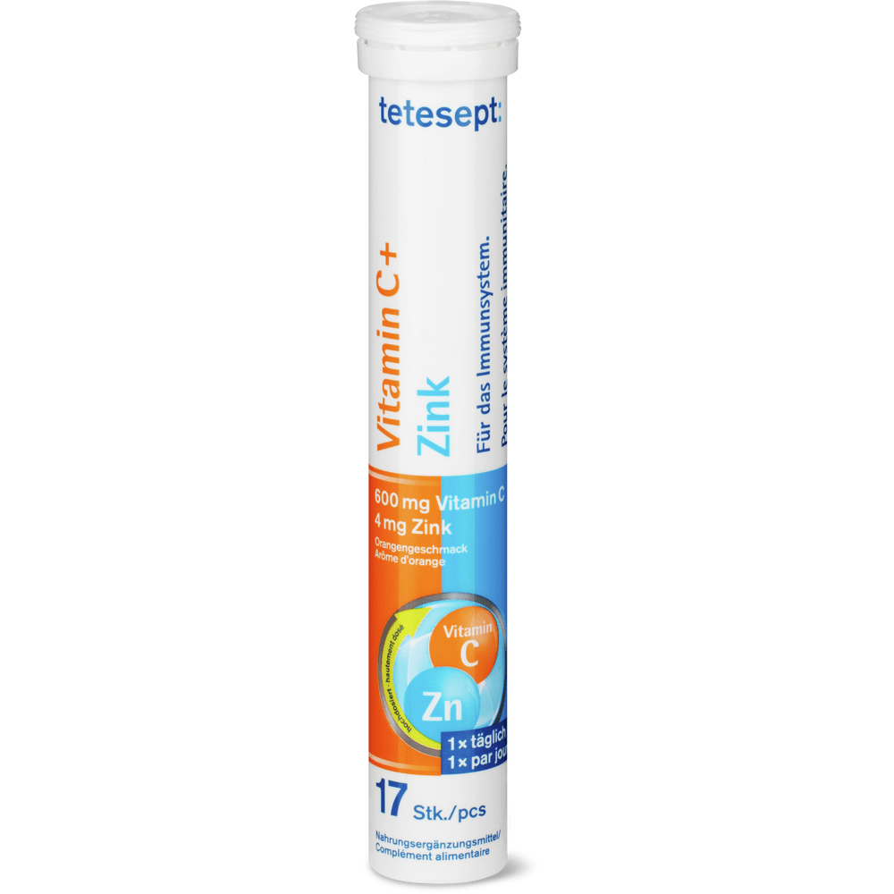 Tetesept Vitamin C & Zink Brausetabletten