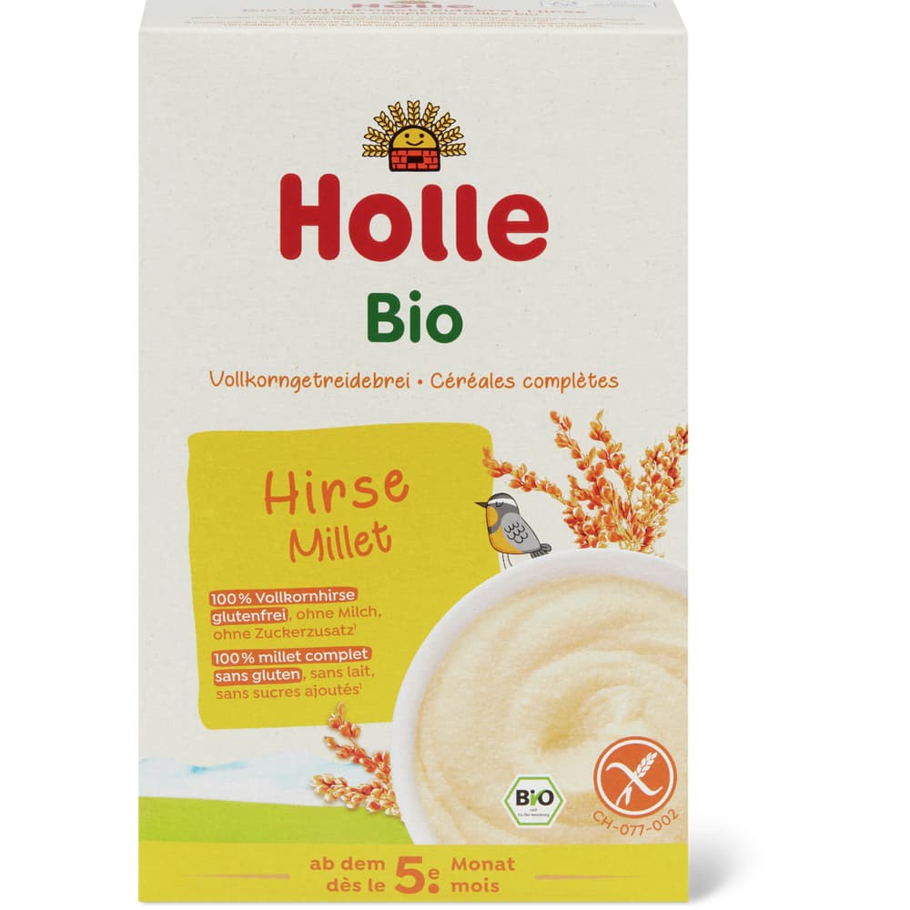 Holle Bio Vollkorngetreidebrei Hirse Ab 5 Monaten