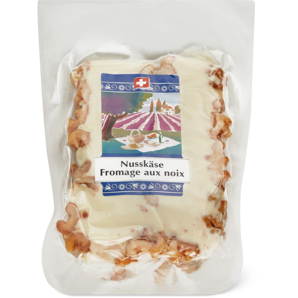 Schmelzkäse mit Walnuss