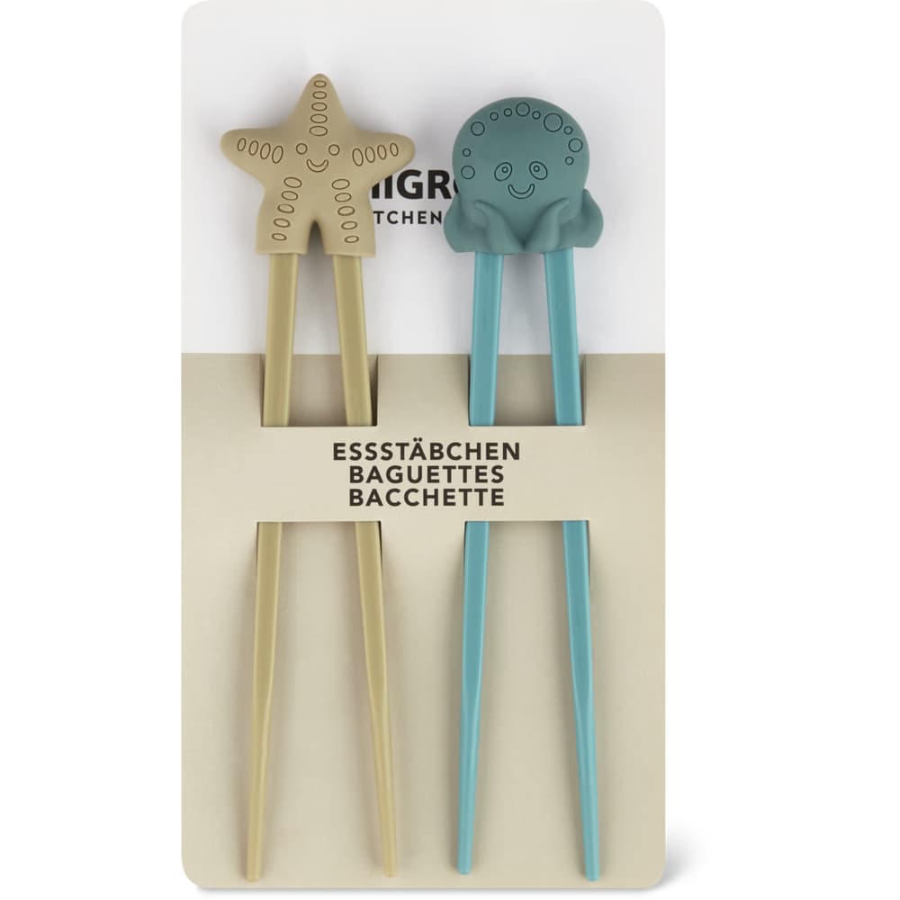 Migros Kitchen & Co. Essstäbchen mehrfarbig, 22.5cm